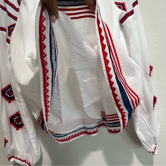 TulaRosa Top Embroidered SZ S - Picture 6 of 11